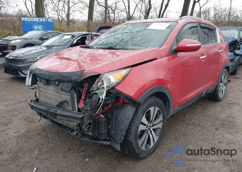 2013 Kia Sportage Ex from USA, damaged, VIN KNDPC3A21D7370006